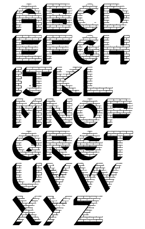 obricks font