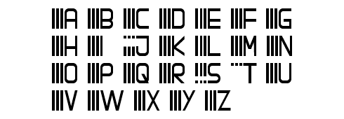 the font