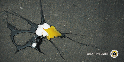 Wear helmet