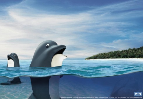 PETA dolphin ad